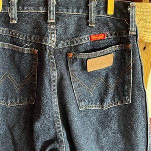 INSANE NWOT  Vintage Wrangler Cowgirl Jeans 7 x 36 Made in USA 100% Cotton